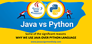 Some of the significant reasons why we use java over python language