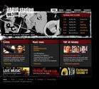 Radio Station Flash Website Template