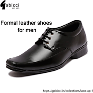 Formal leather shoes for men