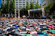 Breaking ANOTHER World Record: Longest Yoga Chain - Nick's Travel Bug