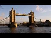 London's Tower Bridge over the River Thames, London, England