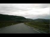 Road to Nordkapp ( from Sortvik Tunnel )- 100 km before North Cape - NORWAY trip - Cap Nord