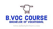 BVoc course - Eligibility, course fee, course duration | Infinity Lectures