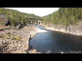 Sept. 10, 2013 - The First Waterfall - Road 30 to Roros, Norway from Trondheim, Norway
