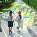 This is the world's biggest 3D painting