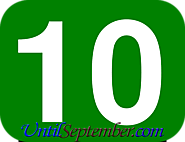 How Many Days Until 10th September 2020? - UntilSeptember.com