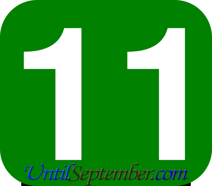 How many days until september? A Listly List
