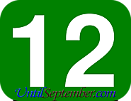 How Many Days Until 12th September 2020? - UntilSeptember.com