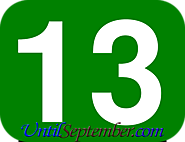 How Many Days Until 13th September 2020? - UntilSeptember.com