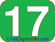 How Many Days Until 17th September 2020? - UntilSeptember.com