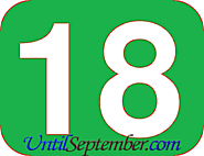 How Many Days Until 18th September 2020? - UntilSeptember.com