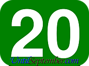 How Many Days Until 20th September 2020? - UntilSeptember.com