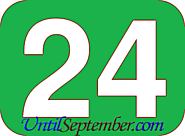 How Many Days Until 24th September 2020? - UntilSeptember.com