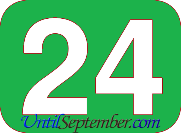 How many days until september? A Listly List