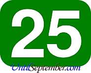 How Many Days Until 25th September 2020? - UntilSeptember.com