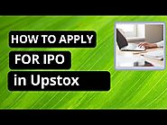 How to apply for IPO in Upstox