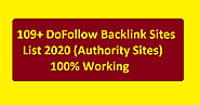 109+ DoFollow Backlink Sites List 2020 (Authority Sites)