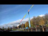 Booster extreme ride in St.Petersburg, Russia, "Divo Ostrov" park.