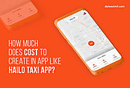How much does it cost to create an app like Hailo Taxi app?