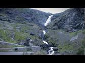 Norway: Trollstigen, Geirangerfjord by sight-seeing boat, visiting some waterfalls (part 5/13)
