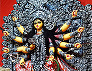 Fiberglass Durga Idol