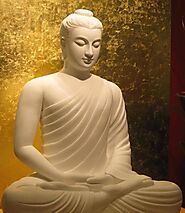 Fiberglass Buddha statue