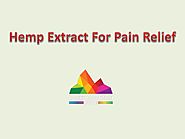 Hemp Extract For Pain Relief
