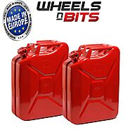 HIGH QUALITY METAL POWER COATED INSIDE AN OUT JERRY CAN 5L 10L 20L LITRE CANS