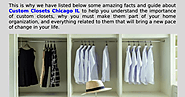 different types of custom closets