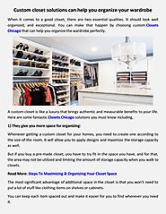closet solution for your wardrobe by Euroview