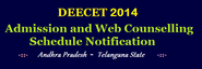 DEECET 2014 Admission and Web Counselling Schedule Notification