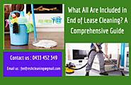 What All Are Included in End of Lease Cleaning? A Comprehensive Guide
