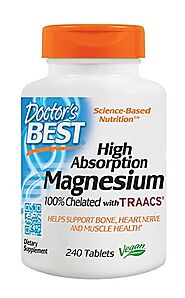 Doctor's Best High Absorption Magnesium 200mg - 240T