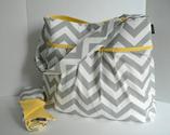 Chevron Diaper Bag | Best Chevron Print in Grey, Pink, Blue, Navy, Green