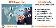 CFO Email List | CFO Database | CFO Contact List