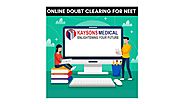 Online doubt clearing for NEET