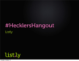 Hecklers hangout