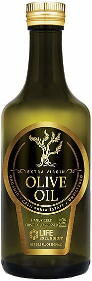 Life Extension, California Estate Organic Extra Virgin Olive Oil | 500 ml (16.9 fl oz) - Machoah®