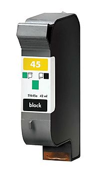 HouseOfToners Remanufactured Replacement for HP 45 (51645A) Black Ink Cartridge