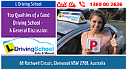 Top Qualities of a Good Driving School - a General Discussion