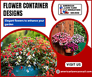 Stylish Container Flower Installations