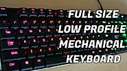 HAVIT HV-KB395L Low Profile Mechanical Keyboard - Unboxing, First Impressions and Quick Review