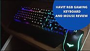 Product review of havit keyboard plus mouse RGB KB389L!