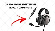 Unboxing headset gamer(havit hv h2002d) gamenote