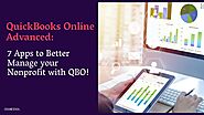 QuickBooks Online Advanced: 7 Apps to Better Manage your Nonprofit with QBO!