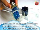 Sky Lamp - How To Paint Lamp (Bulb) For Sky Effect - Room Design and Decor Ideas