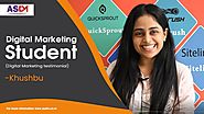 ASDM | India's leading Digital Marketing Institute | Testimonial | Student Review .
