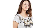 Buy Max Women's Regular fit Top From Amazon - T Shirt Online