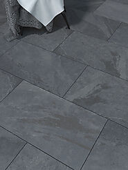 Buy Black Outdoor Porcelain Paving - Royale Stones