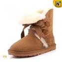 Fur Lined Leather Boots for Women CW314416